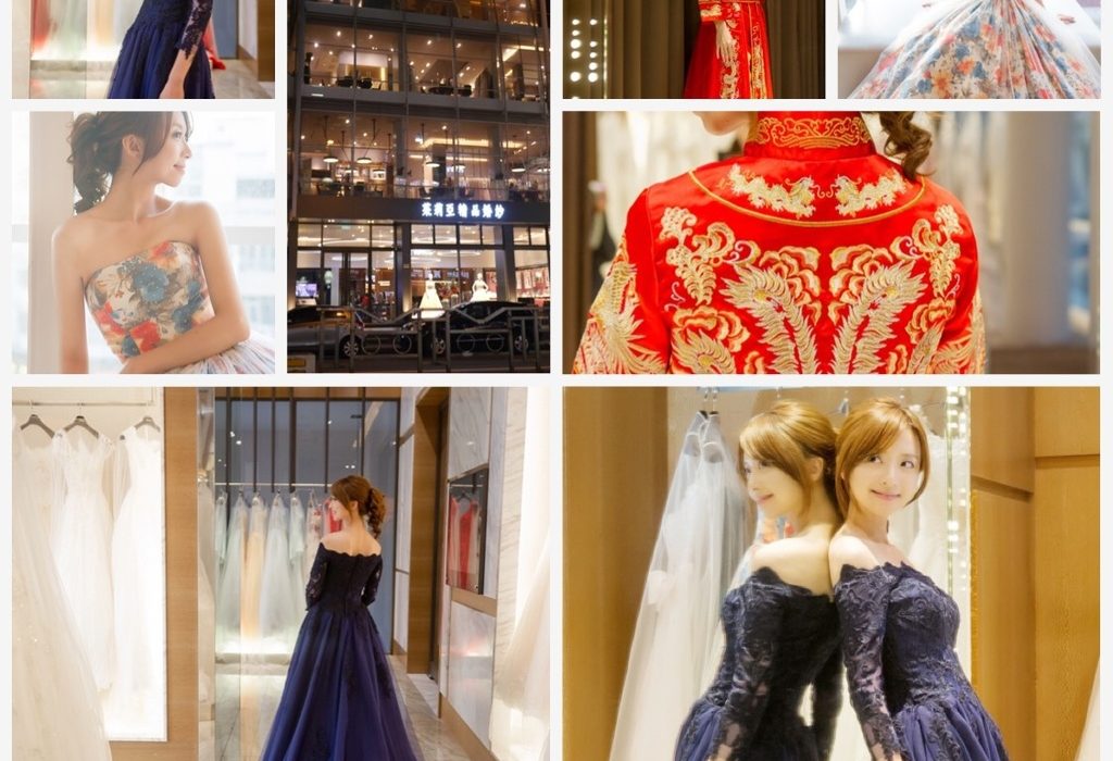 夢幻唯美婚紗款式超多~晚禮服分享│台中茱莉亞精品婚紗分享