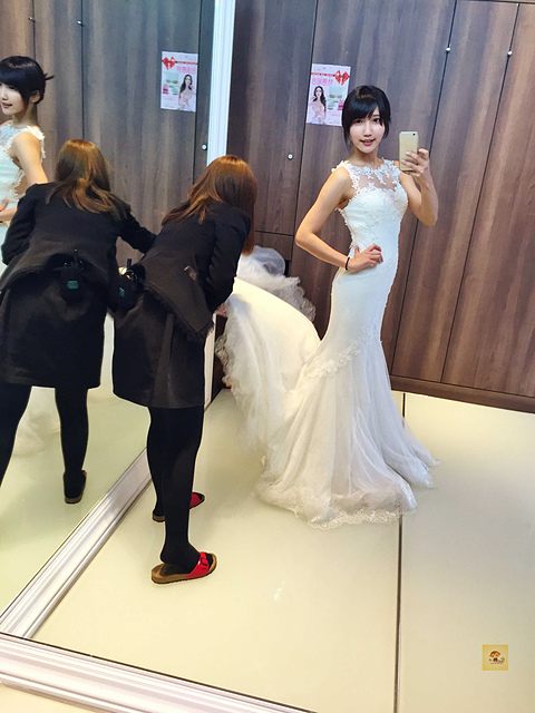 女孩兒憧憬的公主婚紗、魚尾婚紗盡在茱莉亞│台中茱莉亞精品婚紗分享