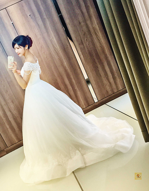 女孩兒憧憬的公主婚紗、魚尾婚紗盡在茱莉亞│台中茱莉亞精品婚紗分享